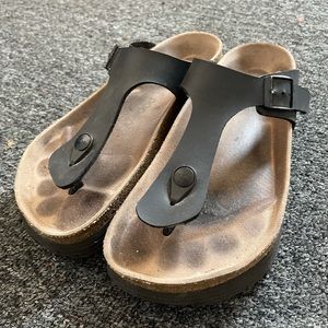 Birkenstock Papillo vegan platform gizeh sandals
